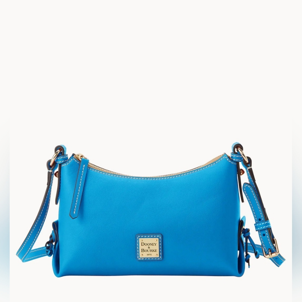 Dooney & Bourke Penrose Hobo Crossbody 22 in LIGHT BLUE - NWT